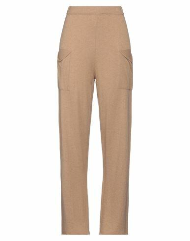 Nenette Woman Pants Camel Polyamide, Viscose, Wool, Cashmere Cover