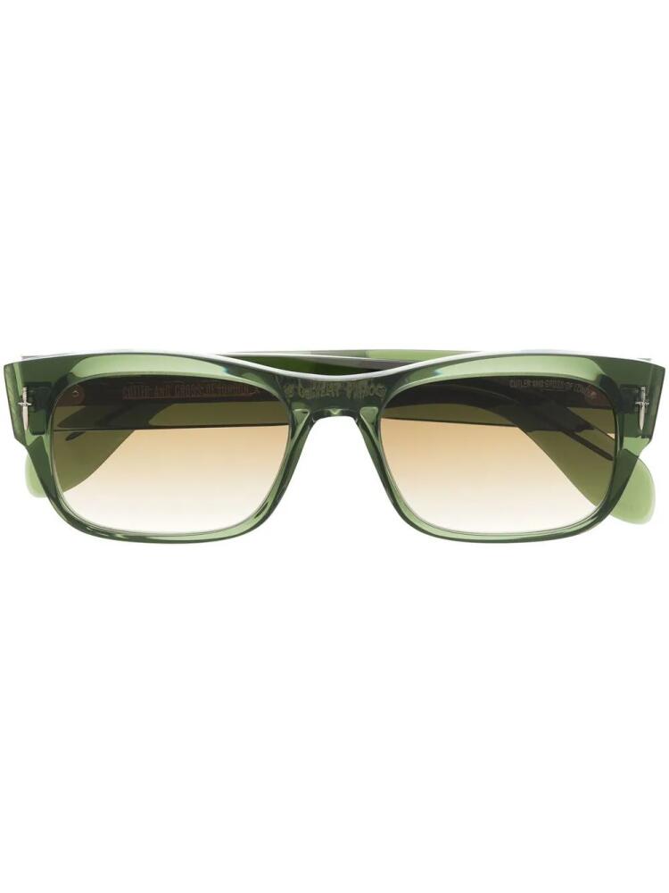 Cutler & Gross x The Great Frog square-frame sunglasses - Green Cover