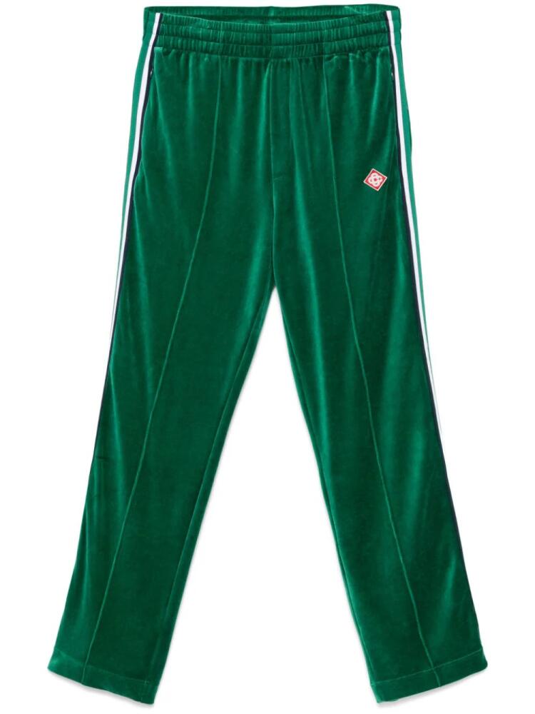 Casablanca velour track pants - Green Cover