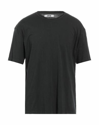 Grifoni Man T-shirt Steel grey Cotton Cover