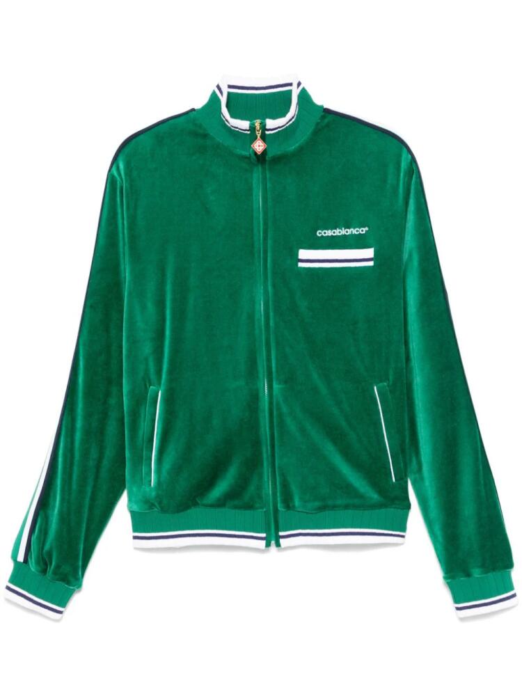 Casablanca velour jacket - Green Cover