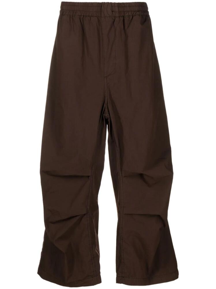 Sunnei pull-on wide-leg trousers - Brown Cover