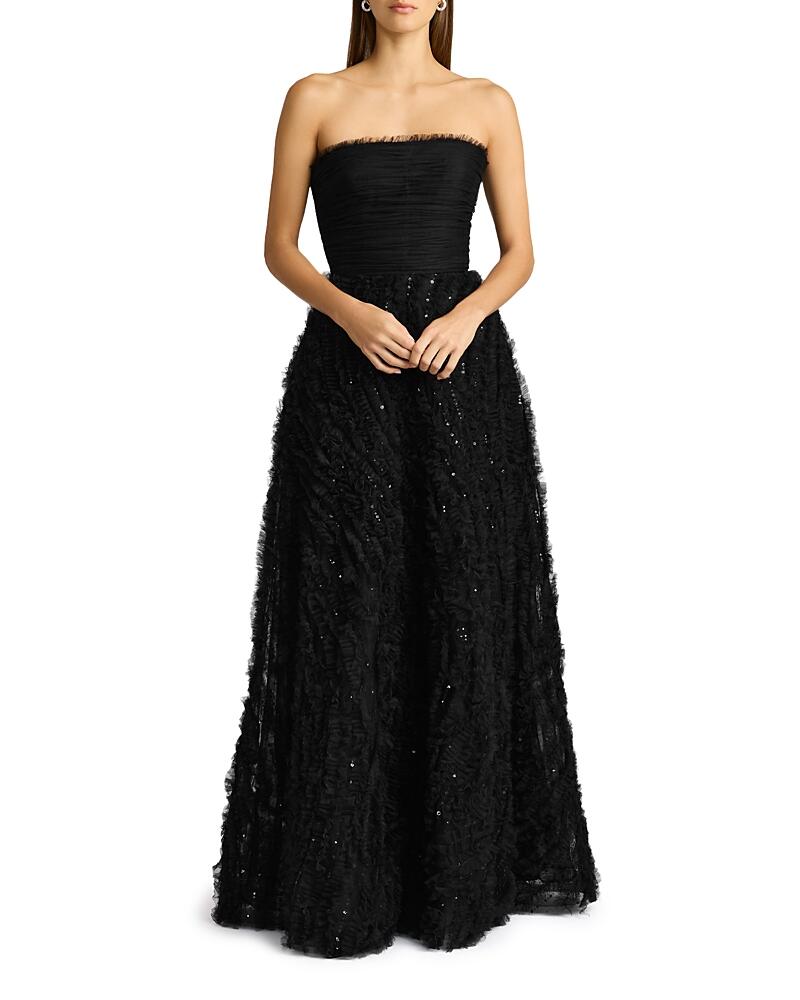 Zac Posen Pleated Top Gown Cover