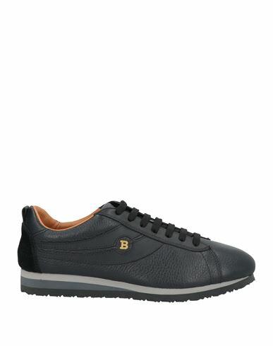 Bally Man Sneakers Black Soft Leather Cover