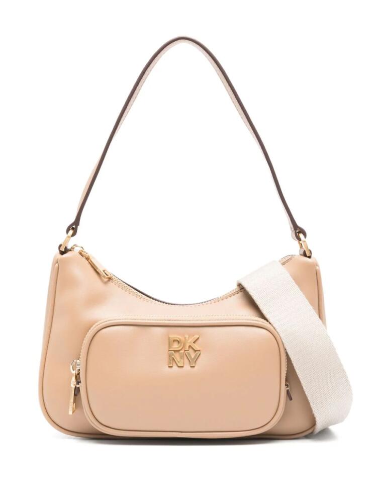 DKNY Philo leather shoulder bag - Neutrals Cover