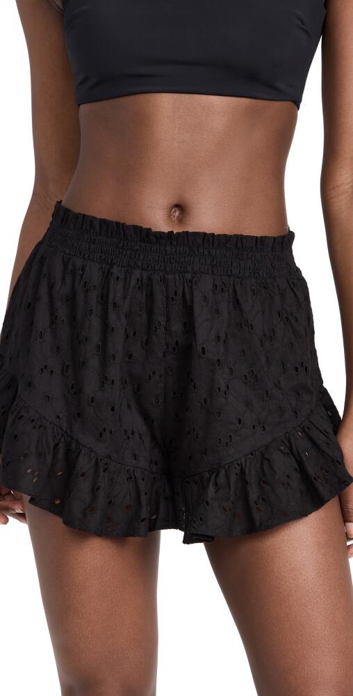 Playa Lucila Ruffle Shorts Black Cover