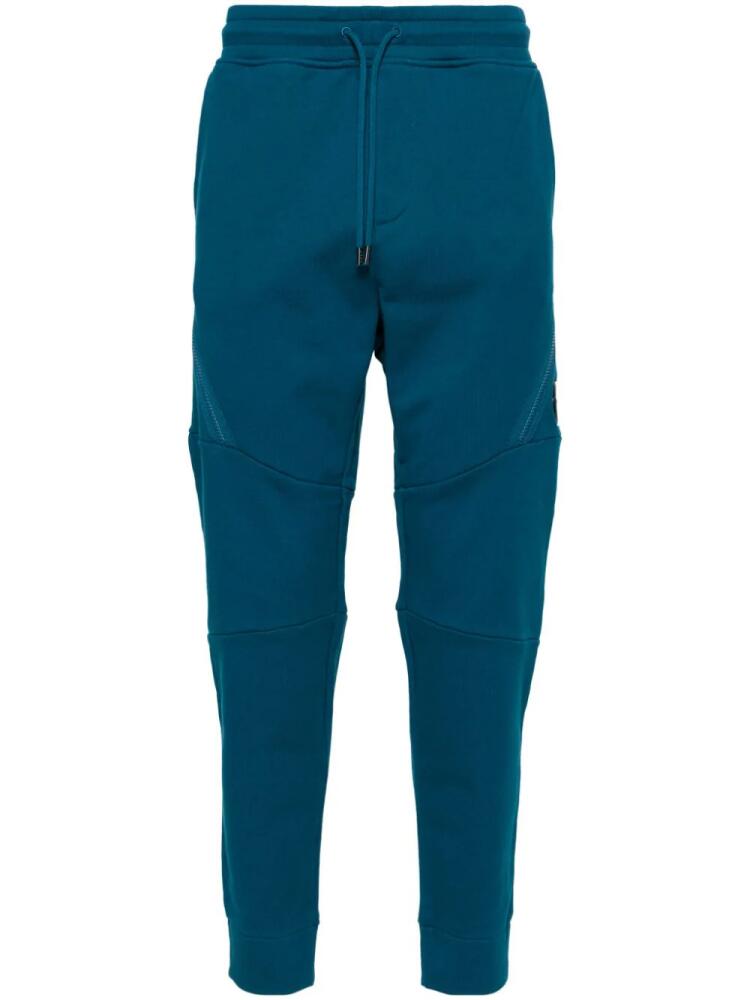 C.P. Company Lens-detailed cotton track pants - Blue Cover