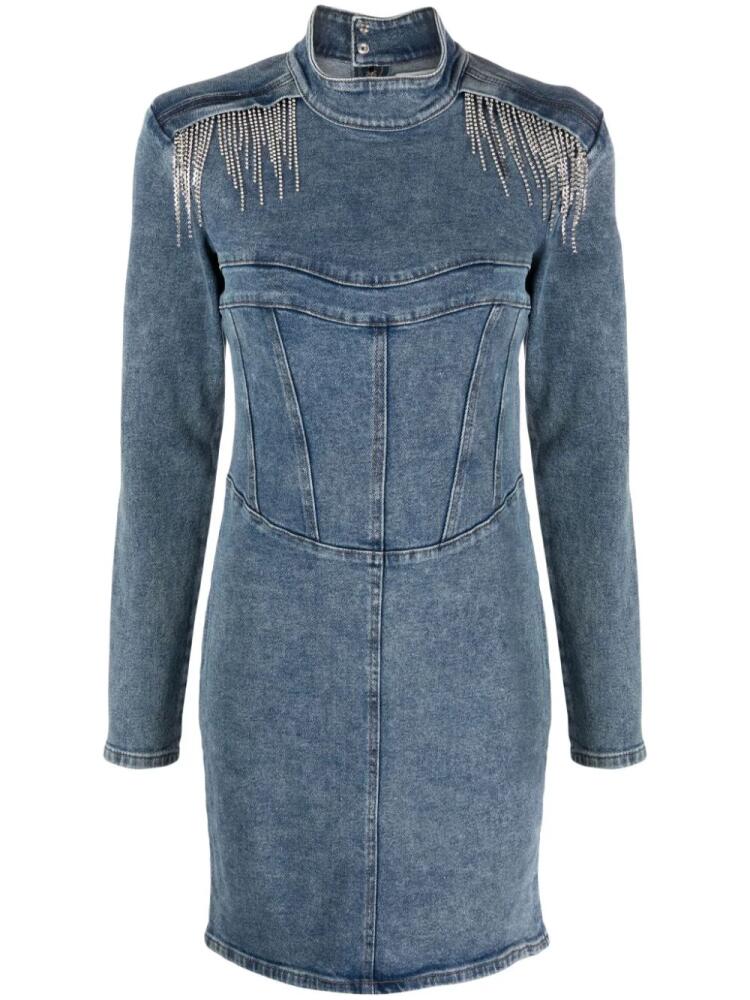 Gestuz FrillyGZ denim minidress - Blue Cover