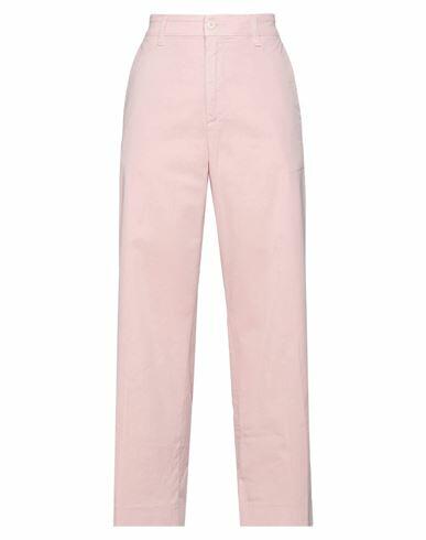 Haikure Woman Pants Pink Cotton, Elastane Cover