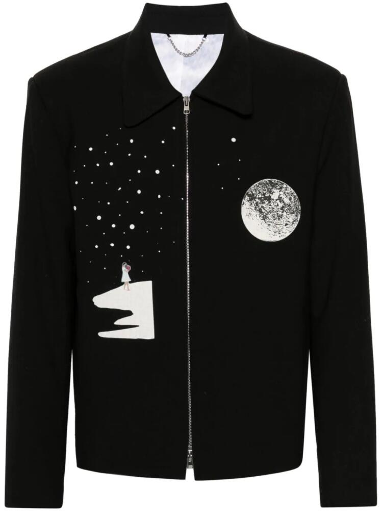 Limitato x Tom Hammick Dreamers illustration-print shirt jacket - Black Cover