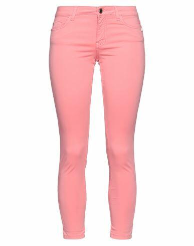 Relish Woman Pants Pink Cotton, Elastane Cover