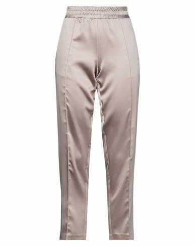 Babylon Woman Pants Light brown Polyester, Elastane Cover