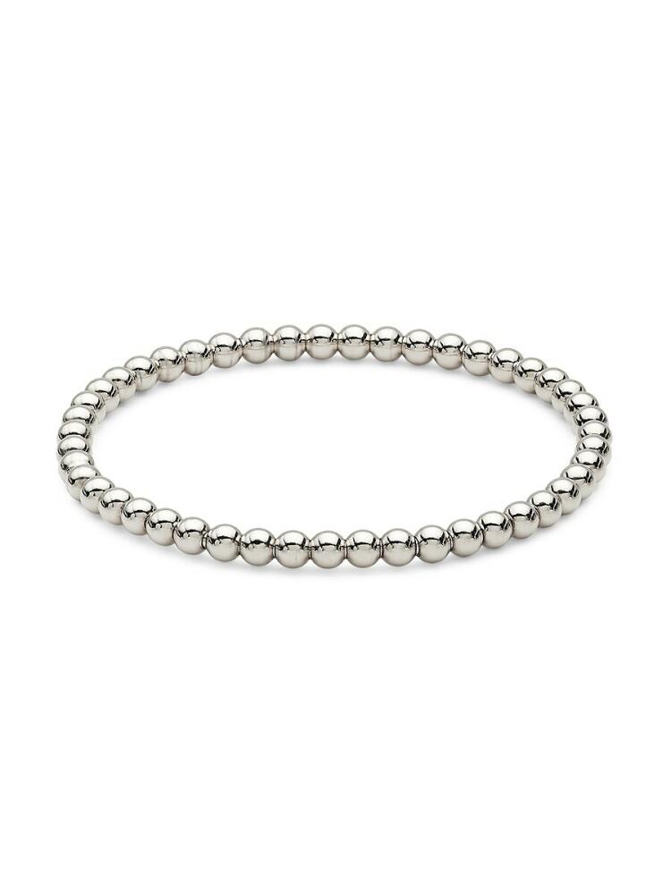 Adriana Orsini Women's Rhodium Plated Beaded Stretch Bracelet Cover