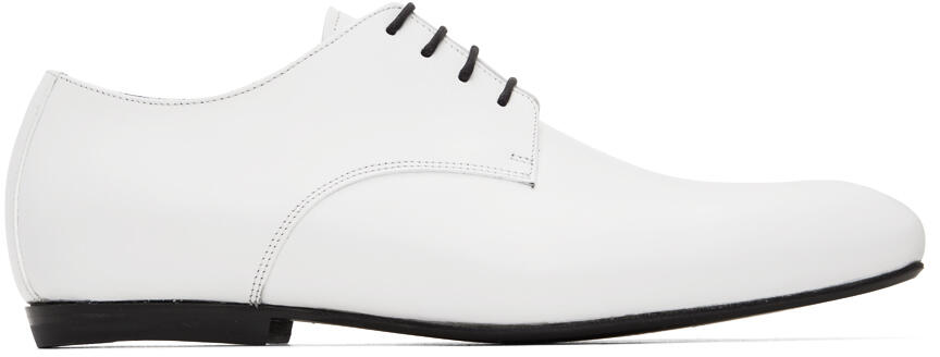 Dries Van Noten White Lace-Up Derbys Cover