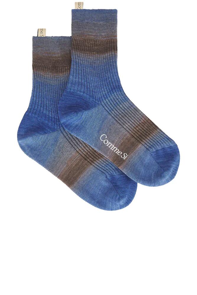 Comme Si The Agnelli Sock in Blue Cover