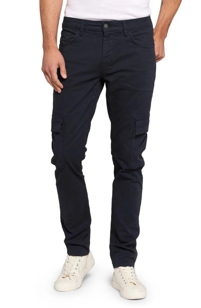 Current/Elliott The Ford Slim Fit Twill Cargo Pants in Navy Cover