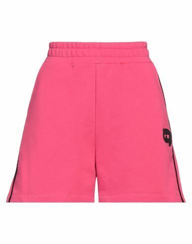 Karl Lagerfeld Woman Shorts & Bermuda Shorts Fuchsia Organic cotton, Recycled polyester Cover