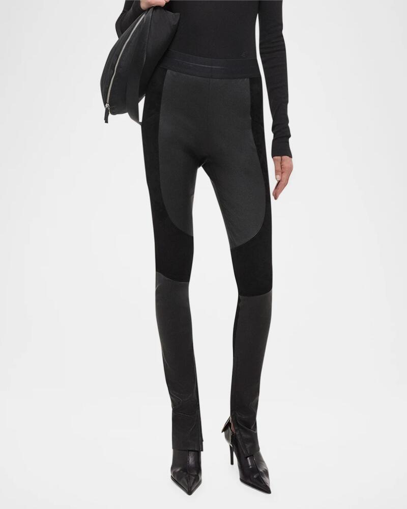 Helmut Lang Leather Racer Leggings Cover