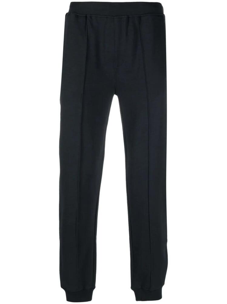 Corneliani elasticated cotton track pants - Blue Cover