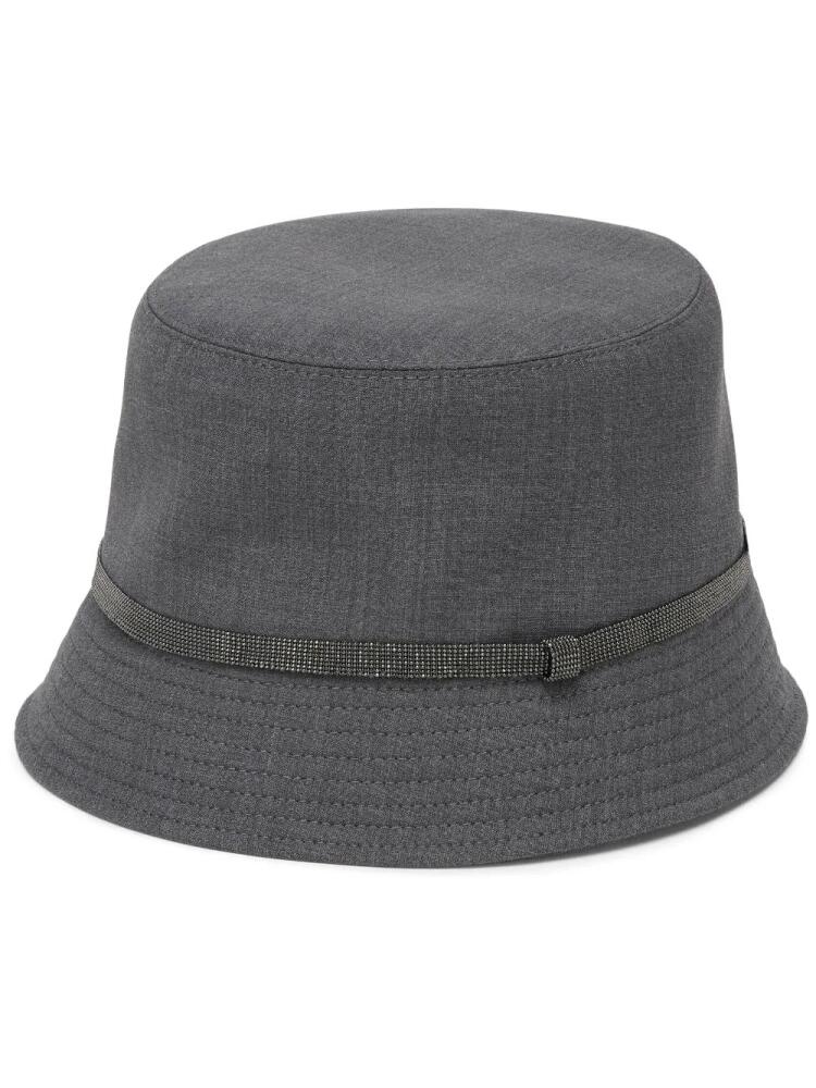 Brunello Cucinelli monili chain detail bucket hat - Grey Cover