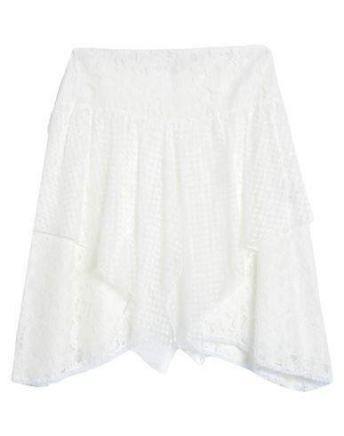 See By Chloé Woman Midi skirt White Cotton, Polyamide Cover