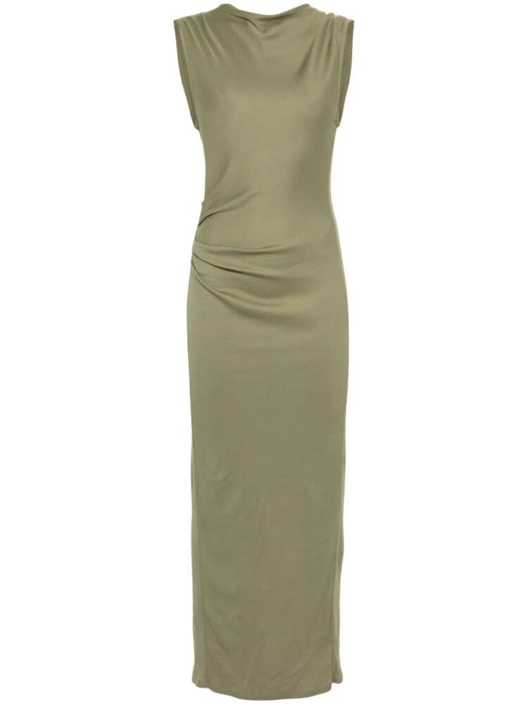 Dorothee Schumacher draped tube maxi dress - Green Cover