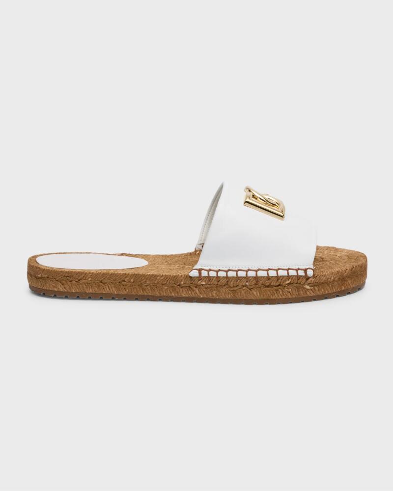 Dolce & Gabbana DG Medallion Napa Espadrille Sandals Cover