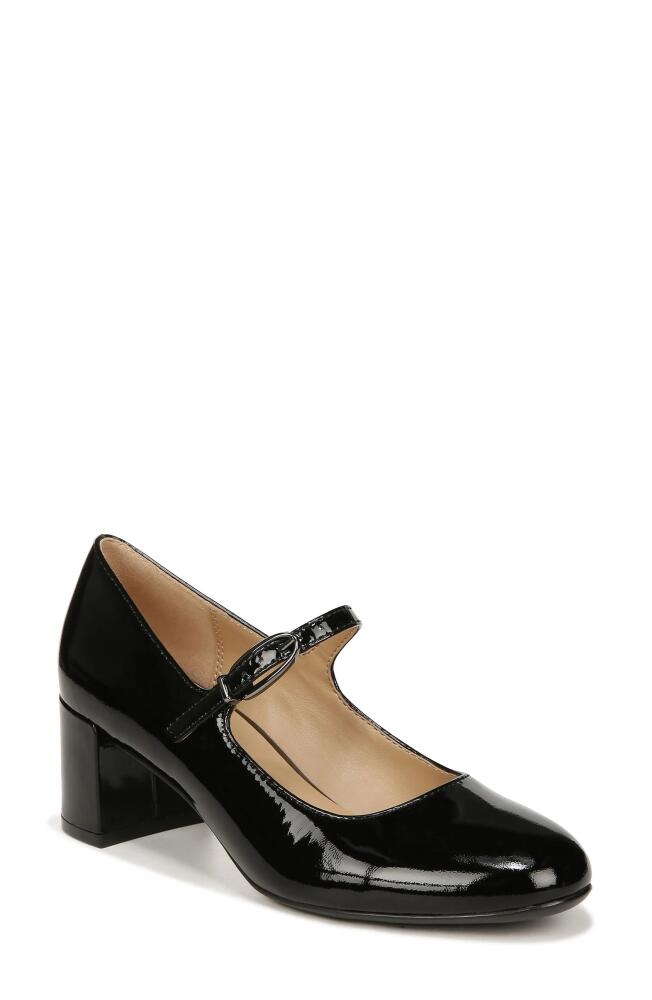 Naturalizer Renny Mary Jane Pump in Black Patent Leather Cover