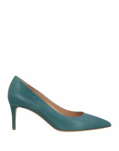 Deimille Woman Pumps Deep jade Calfskin Cover