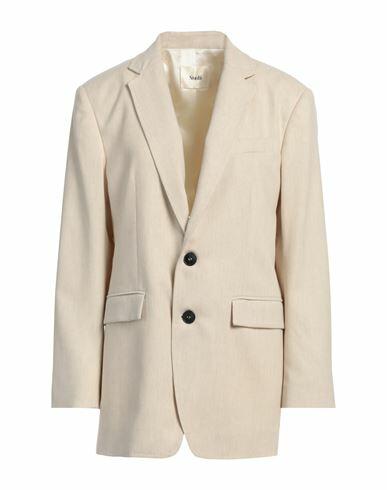 Suoli Woman Blazer Beige Polyester, Viscose, Elastane Cover