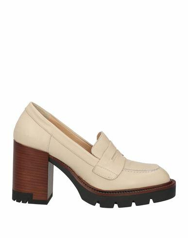 Life Woman Loafers Beige Leather Cover