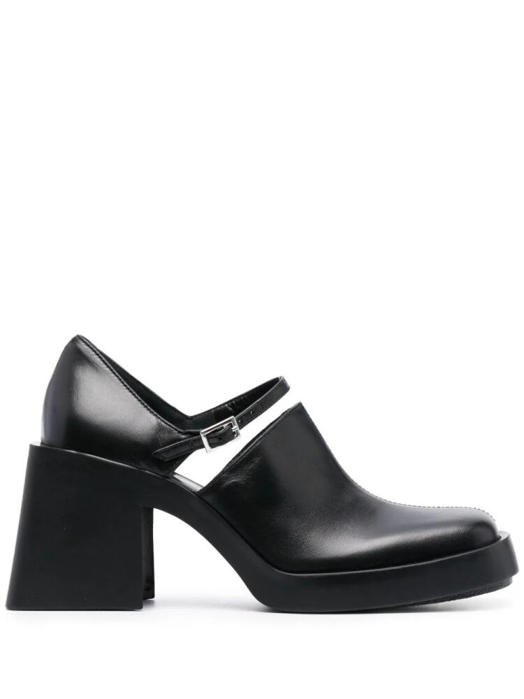 Justine Clenquet Kim 80mm Mary Janes - Black Cover