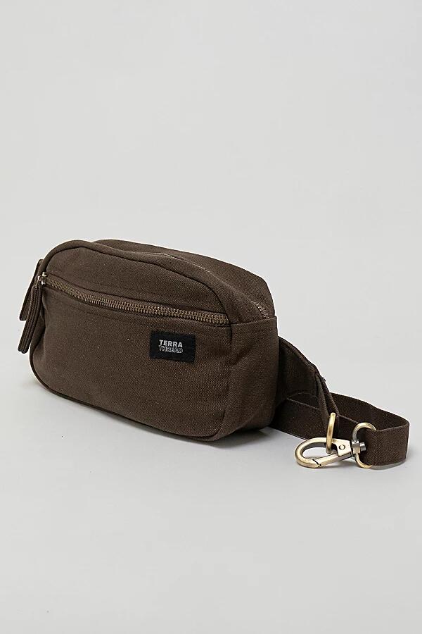 Terra Thread Organic Cotton Canvas Fanny Pack in Brass Cover