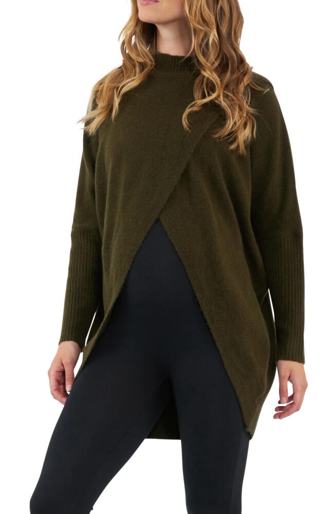 Ripe Maternity Hallie Maternity/Nursing Sweater in Khaki Cover