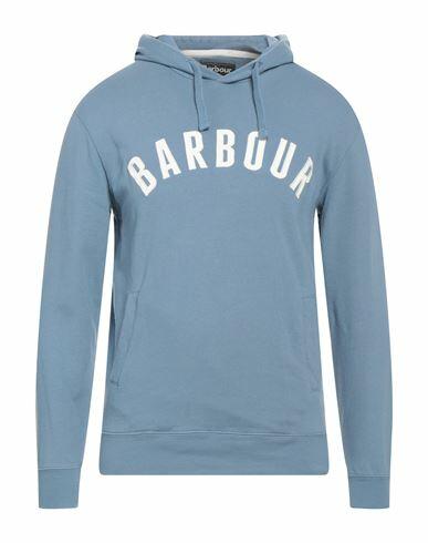 Barbour Man Sweatshirt Slate blue Cotton Cover