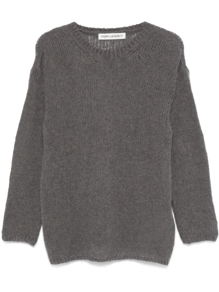 OUR LEGACY Popover jumper - Grey Cover