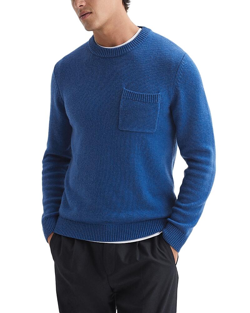 Reiss Stratford Chunky Pocket Crewneck Sweater Cover