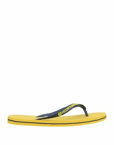 Philipp Plein Man Thong sandal Midnight blue Rubber Cover