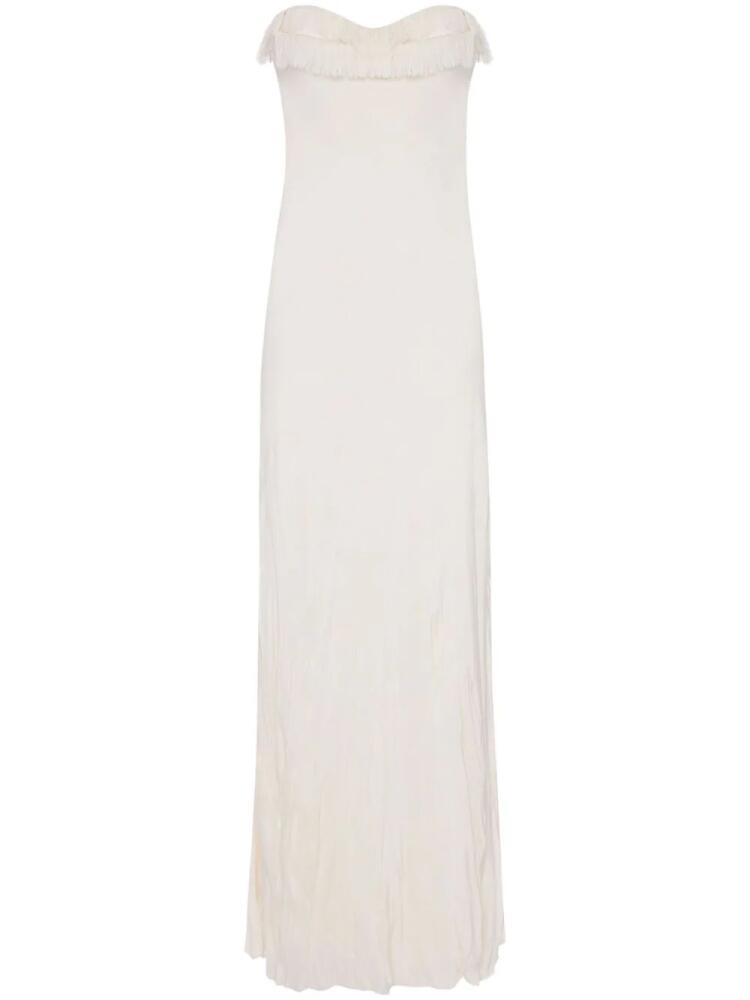 Victoria Beckham corset-style gown - White Cover