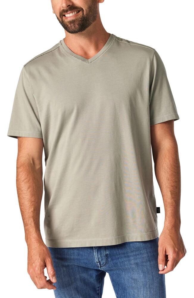 34 Heritage Deconstructed V-Neck Pima Cotton T-Shirt in Wild Dove Cover