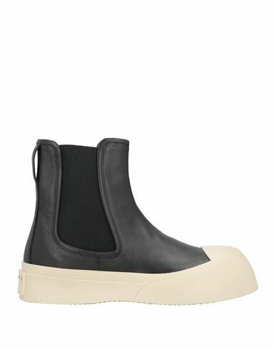 Marni Woman Ankle boots Black Soft Leather Cover