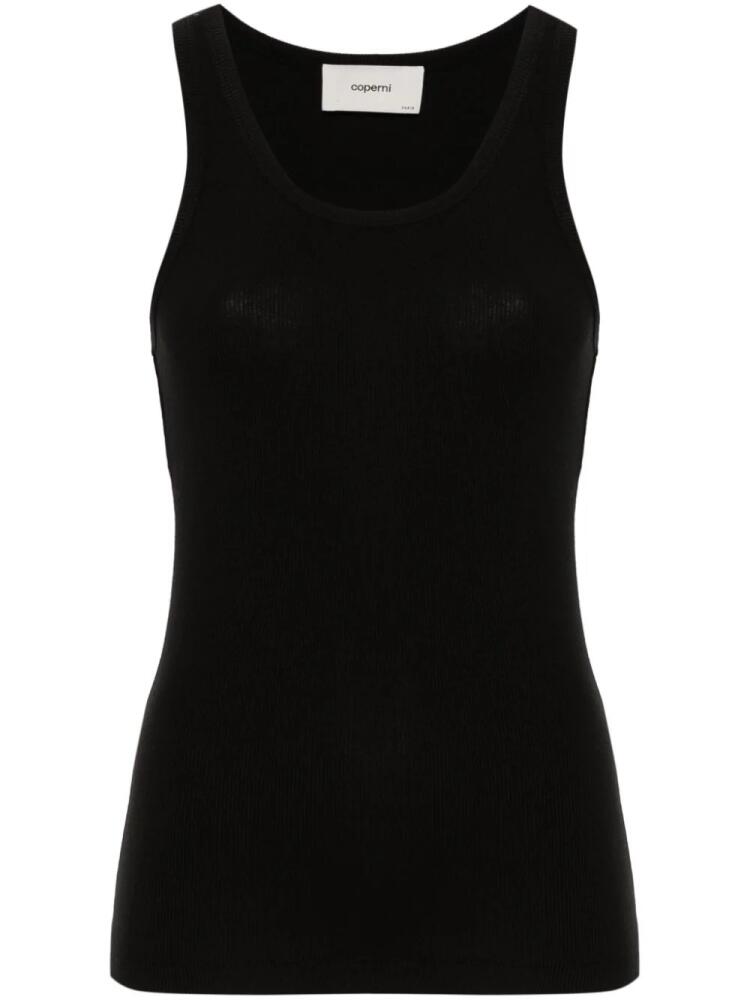 Coperni logo-embroidered tank top - Black Cover