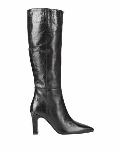 Paola Ferri Woman Boot Black Soft Leather Cover