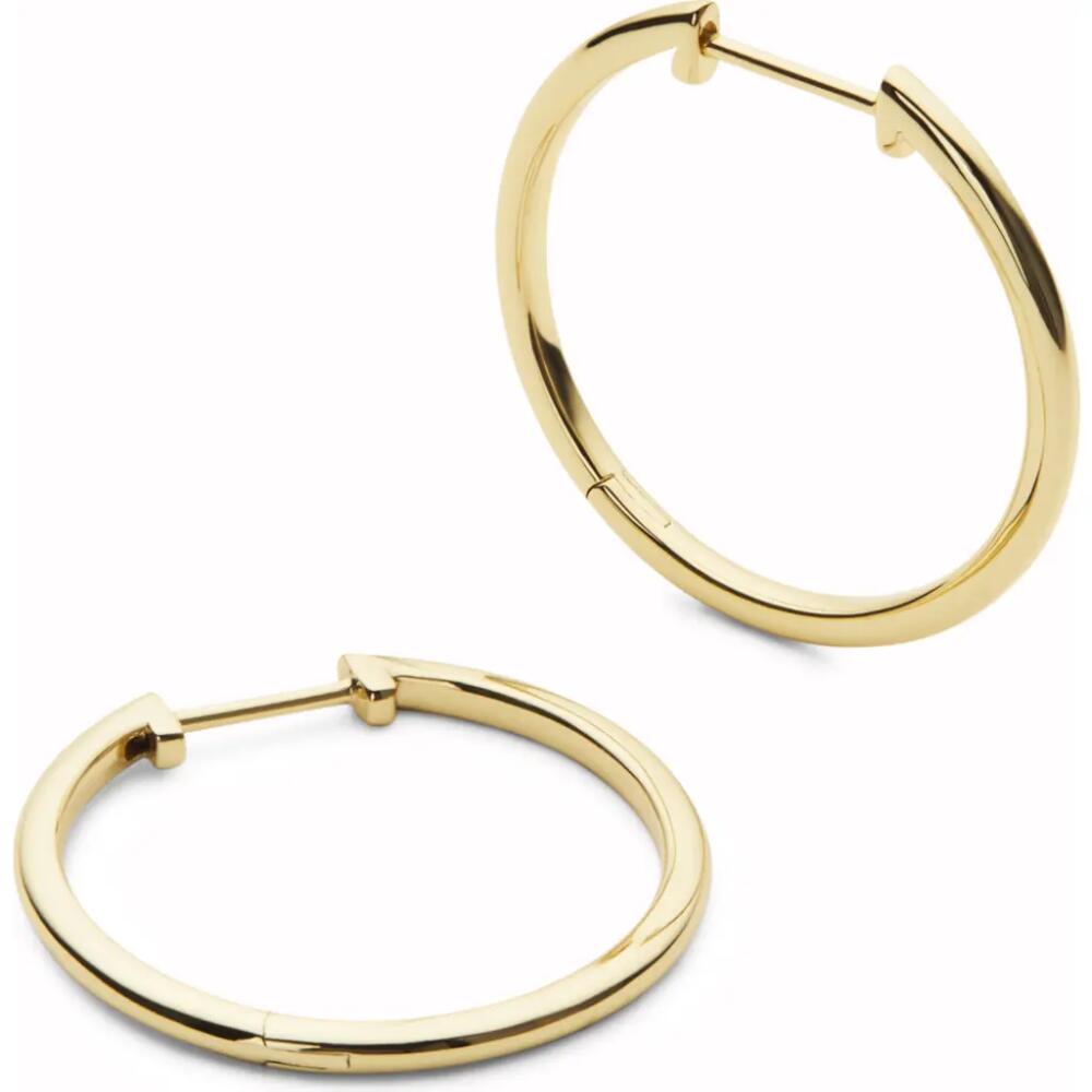 Ana Luisa Medium Slim Endless Hoops - Lo Medium in Gold Cover