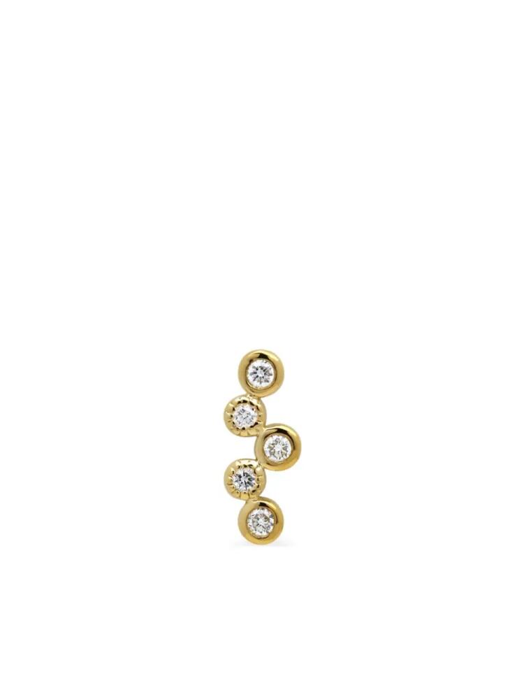 Lark & Berry 14kt yellow gold Constellation diamond stud earring Cover