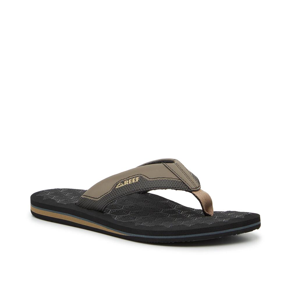 Reef The Ripper Flip Flop | Men's | Black/Tan Cover