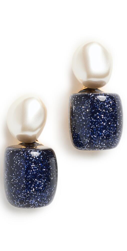 Lele Sadoughi Pebble Stud Earrings Midnight Cover