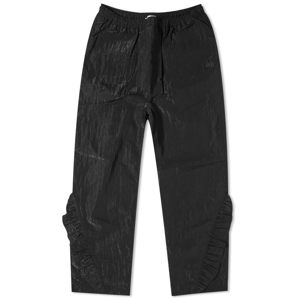 Acne Studios Men's Porondo Technical Ripstop Pants in Stone Black Cover