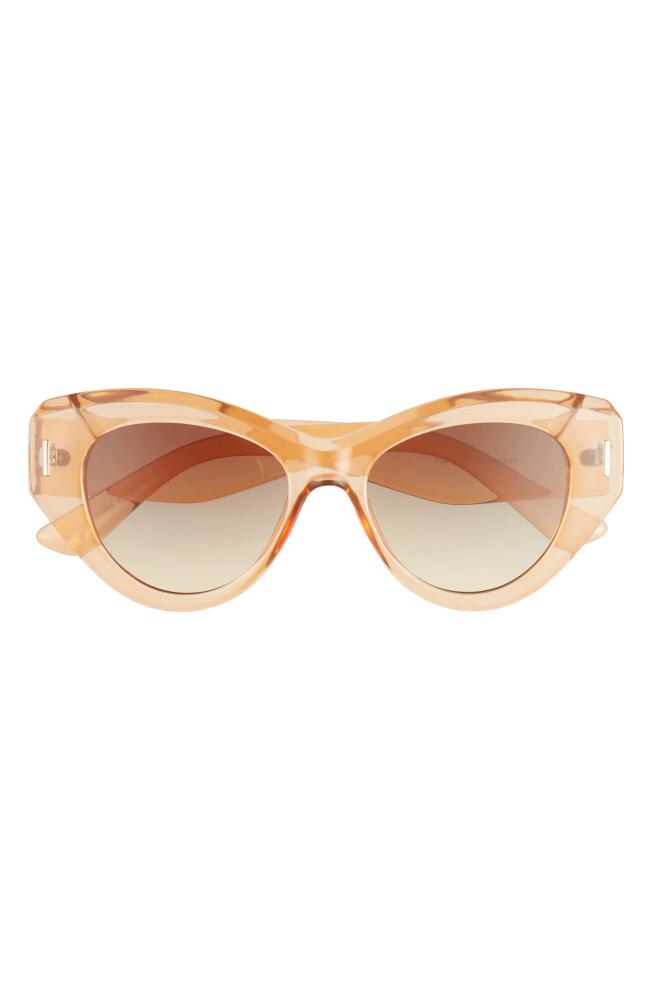 BP. Oversize Cat Eye Sunglasses in Clear- Orange Cover