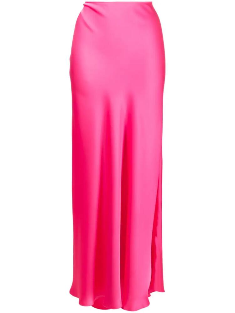 Philosophy Di Lorenzo Serafini high-waisted satin maxi skirt - Pink Cover